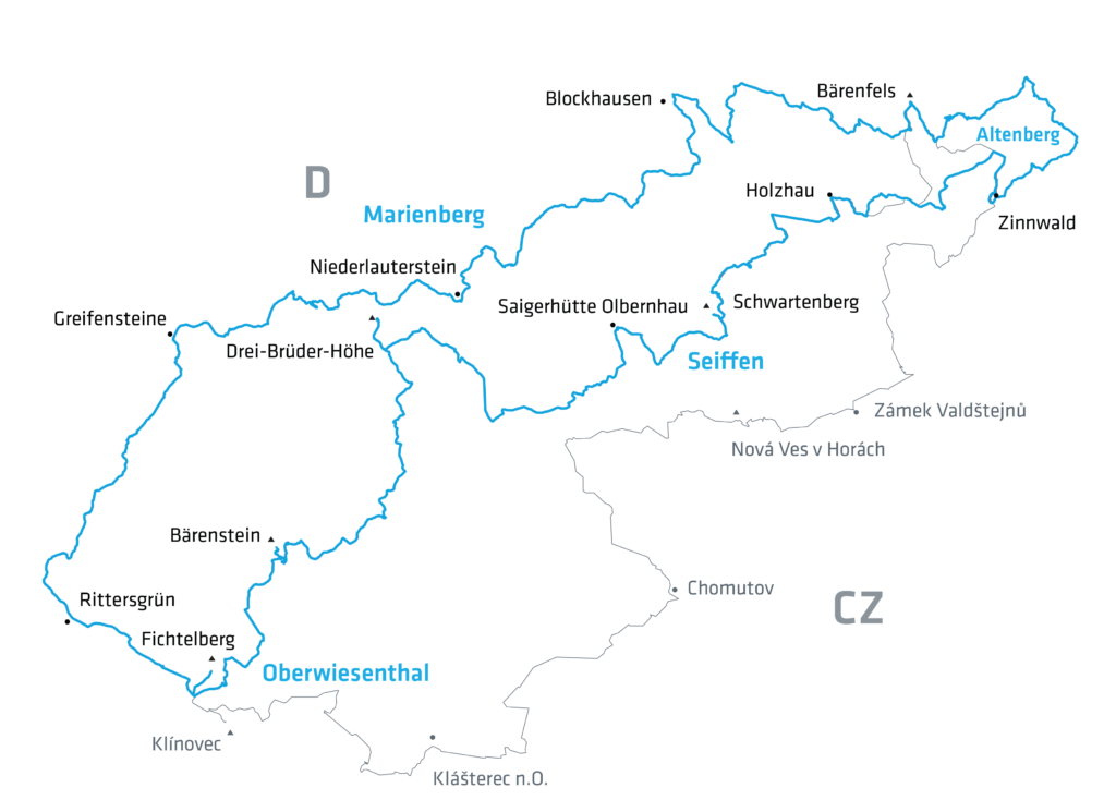 Stoneman Miriquidi Road/Rennrad: Strecke 2020 Erzgebirge